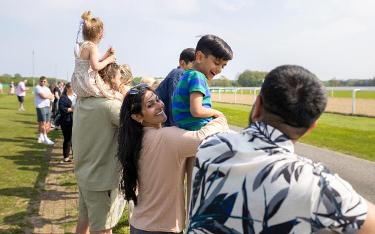 Family fun at Doncaster Races
