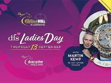 Advertisment poster for Martin Kemp on Ladys Day