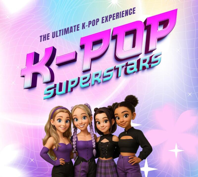 K-Pop Superstars tribute band poster 
