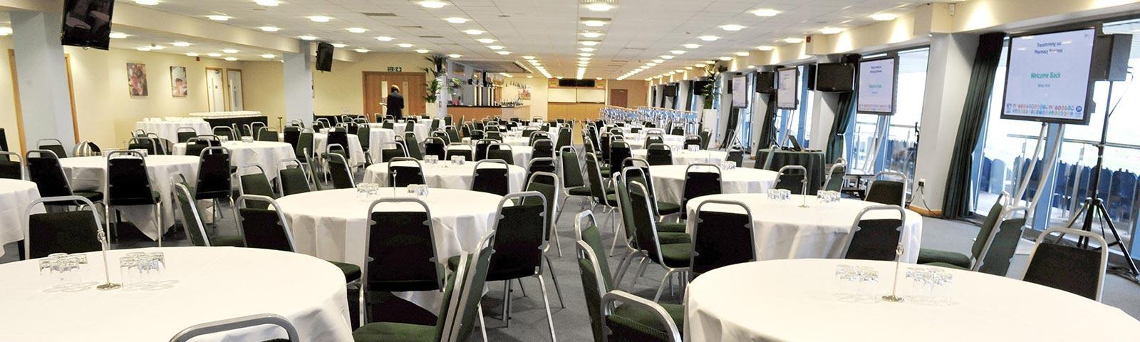 A fully decorated Conduit Suite waiting for guests to arrive