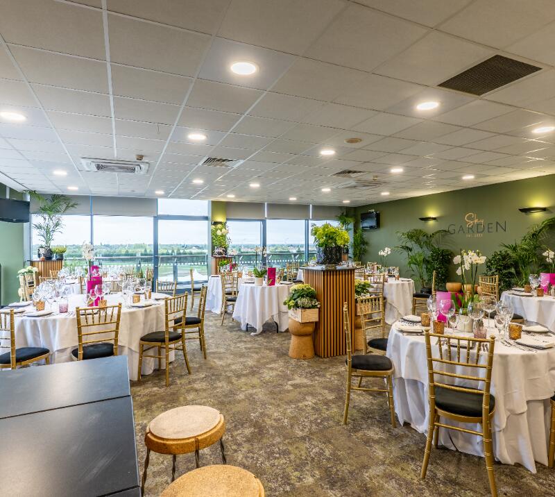 The Sky Garden Suite set-up for the St Leger Festival.