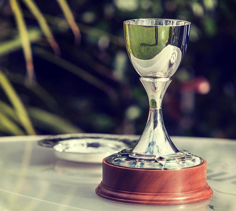The Doncaster Cup on a table